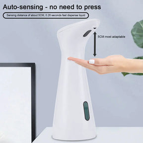 Sensor automático Soap Dispenser Branco Alta Qualidade Abs À Prova D' Água Mão Sabão Sensor Banheiro Lavagem Inteligente Handpiece