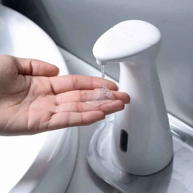 Sensor automático Soap Dispenser Branco Alta Qualidade Abs À Prova D' Água Mão Sabão Sensor Banheiro Lavagem Inteligente Handpiece