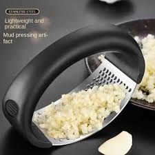 Triturador De Alho feito em Aço Inoxidável, Mincer Manual, Ferramenta De Corte, Ferramentas De Frutas Vegetais, Acessórios De Cozinha, Gadget